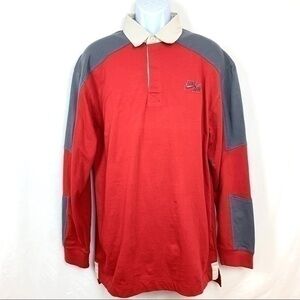 Nike Air Red and grey long sleeve size M